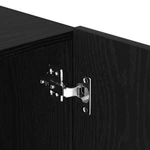 Sestava TV skříněk 100 x 30 x 41 cm Černý dub kompozitní dřevo - obrázek 9