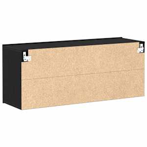 Sestava TV skříněk 100 x 30 x 41 cm Černý dub kompozitní dřevo - obrázek 8