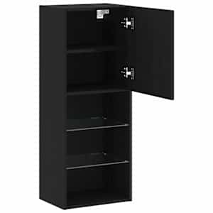 Sestava TV skříněk s LED Nástěnný Černý dub 40,5 x 30 x 102 cm - obrázek 6
