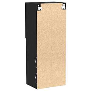 Sestava TV skříněk s LED Nástěnný Černý dub 40,5 x 30 x 102 cm - obrázek 9