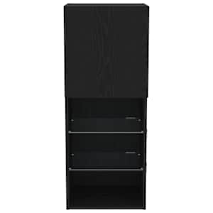 Sestava TV skříněk s LED Nástěnný Černý dub 40,5 x 30 x 102 cm - obrázek 7