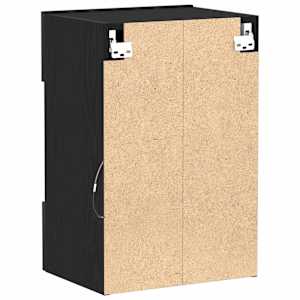 Sestava TV skříněk Nástěnný 2 pcs Černá 40 x 30 x 60,5 cm - obrázek 11