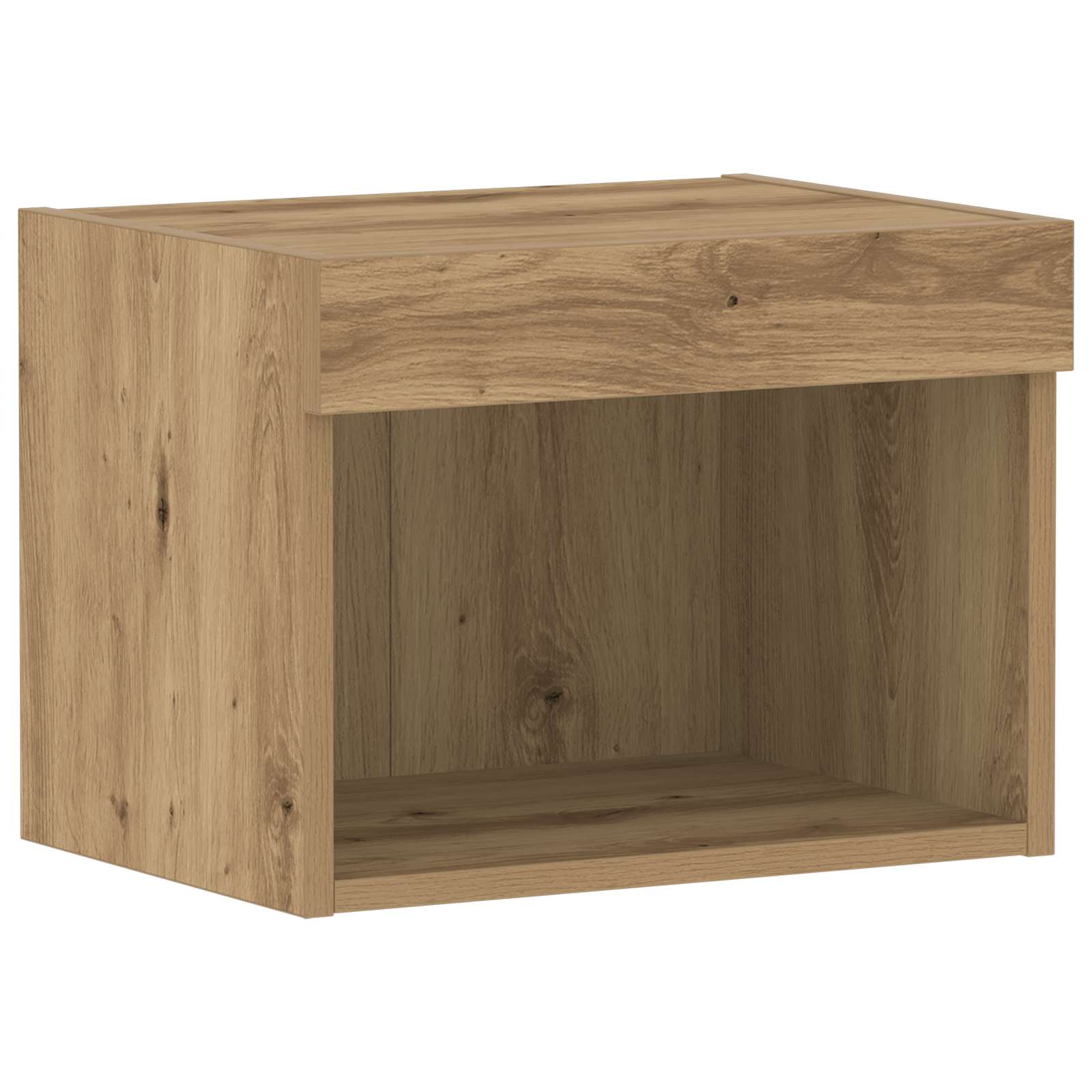 VidaXL Tv-meubelset Met Led Artisan Eiken 40 X 30 X 30 Cm Bewerkt Hout