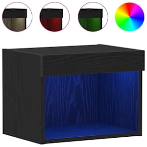 Sestava TV skříněk Černý dub 40 x 30 x 30 cm kompozitní dřevo - obrázek 4
