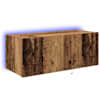 vidaXL TV Seina Kapp 80 x 35 x 31 cm Vana puit Tehispuit