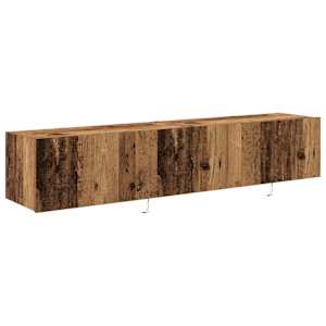 TV wall cabinet Nástěnný 2 pcs Staré dřevo 80 x 35 x 31 cm - obrázek 6