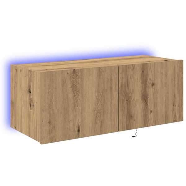 vidaXL TV Seina Kapp 80 x 35 x 31 cm K&auml;sit&ouml;&ouml;puu Tehispuit