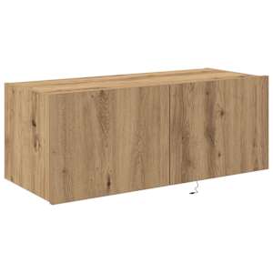 TV wall cabinet Artisanový dub 80 x 35 x 31 cm kompozitní dřevo - obrázek 6