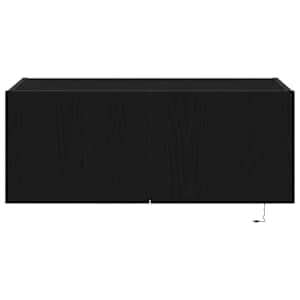 TV wall cabinet Černý dub 80 x 35 x 31 cm kompozitní dřevo - obrázek 8