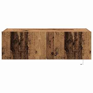 TV wall cabinet s LED 2 pcs Staré dřevo 100 x 35 x 31 cm - obrázek 8