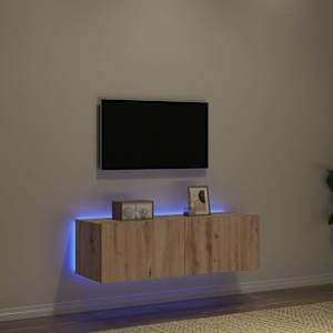 TV wall cabinet Nástěnný Artisanový dub 100 x 35 x 31 cm - obrázek 5