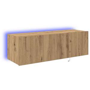 TV wall cabinet Nástěnný Artisanový dub 100 x 35 x 31 cm - obrázek 2