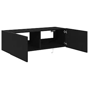 TV wall cabinet Nástěnný 2 pcs Černý dub 100 x 35 x 31 cm - obrázek 7