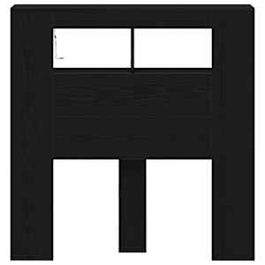 LED hlavová deska s policí Černý dub 100 x 18,5 x 103,5 cm - obrázek 7