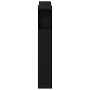 LED hlavová deska s policí Černý dub 120 x 18,5 x 103,5 cm - obrázek 8