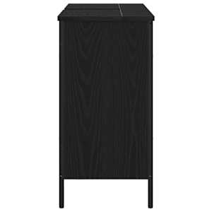 Skříňka pod umyvadlo Černý dub 80 x 30 x 60 cm kompozitní dřevo - obrázek 7