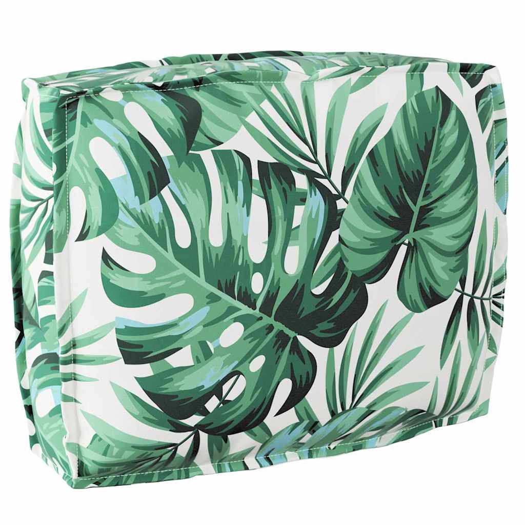 Välikujuline padi Lehe muster Polüester 50 x 12 x 40 cm