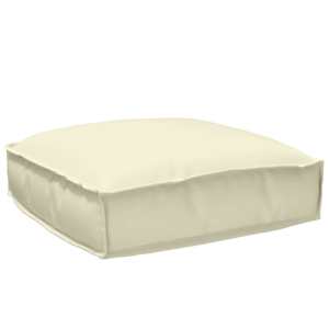 vidaXL Padi Oxfordi kangas Kreemjas 50 x 50 x 12 cm
