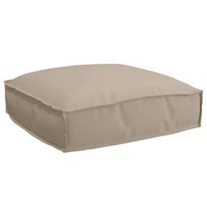 Polštář Taupe 50 x 50 x 12 cm Oxford látka - obrázek 1