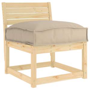 Polštář Taupe 50 x 50 x 12 cm Oxford látka - obrázek 2