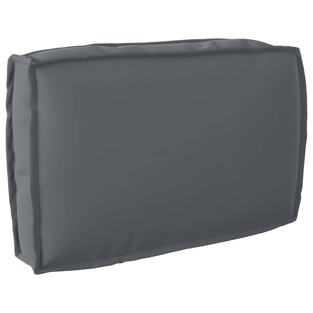 Pallepude til Rygstøtte Antracitgrå 60x40x12 cm