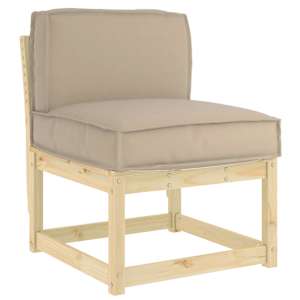 Polštář Taupe 60 x 40 x 12 cm Oxford látka - obrázek 2