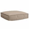 vidaXL Padi Oxfordi kangas Pruunikashall 60 x 60 x 12 cm