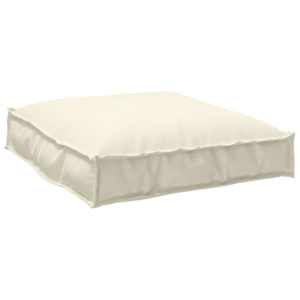 vidaXL Padi Oxfordi kangas cream 70 x 70 x 12 cm