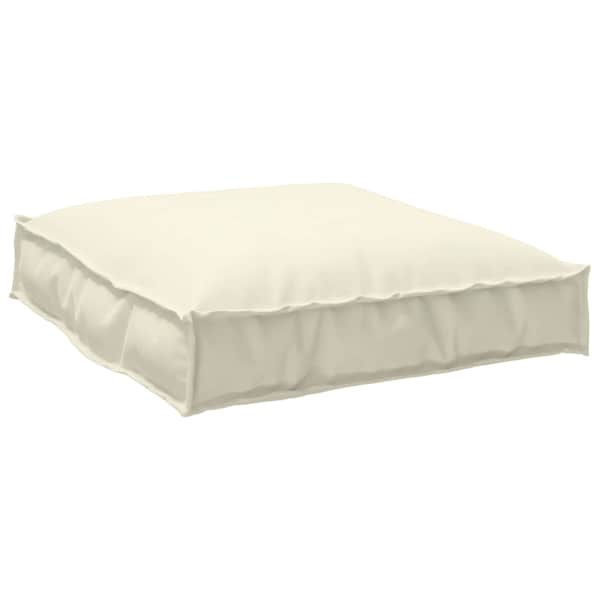 vidaXL Padi Oxfordi kangas cream 70 x 70 x 12 cm