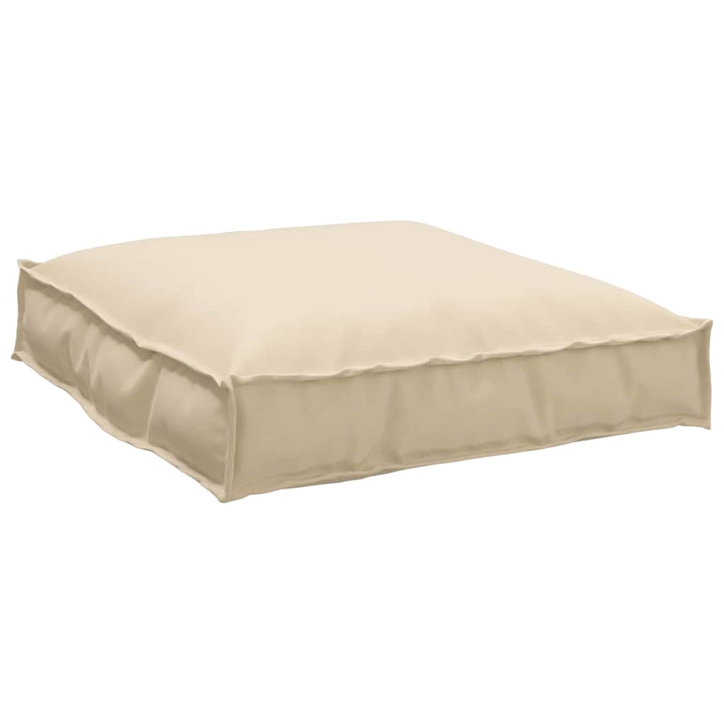 Zitkussen voor Pallet Beige 70x70x12 cm, Oxford Stof