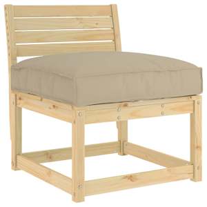Polštář Taupe 70 x 70 x 12 cm Oxford látka - obrázek 3