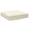 vidaXL Padi Oxfordi kangas cream 80 x 80 x 12 cm