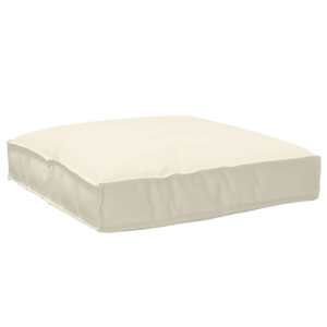vidaXL Padi Oxfordi kangas cream 80 x 80 x 12 cm