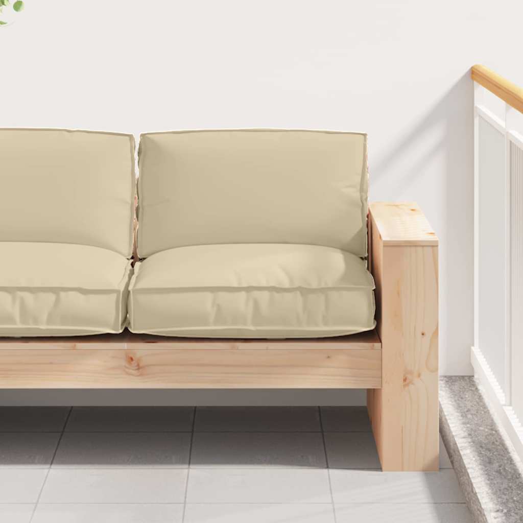 vidaXL Pernă Bej 80 x 80 x 12 cm Material Oxford