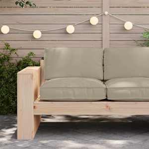 Polštář Taupe 80 x 80 x 12 cm Oxford látka - obrázek 3