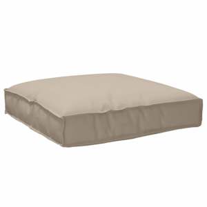 vidaXL Padi Oxfordi kangas Pruunikashall 80 x 80 x 12 cm
