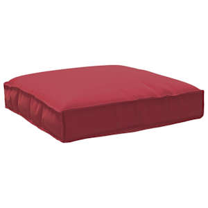 vidaXL Padi Oxfordi kangas Veinpunane 80 x 80 x 12 cm