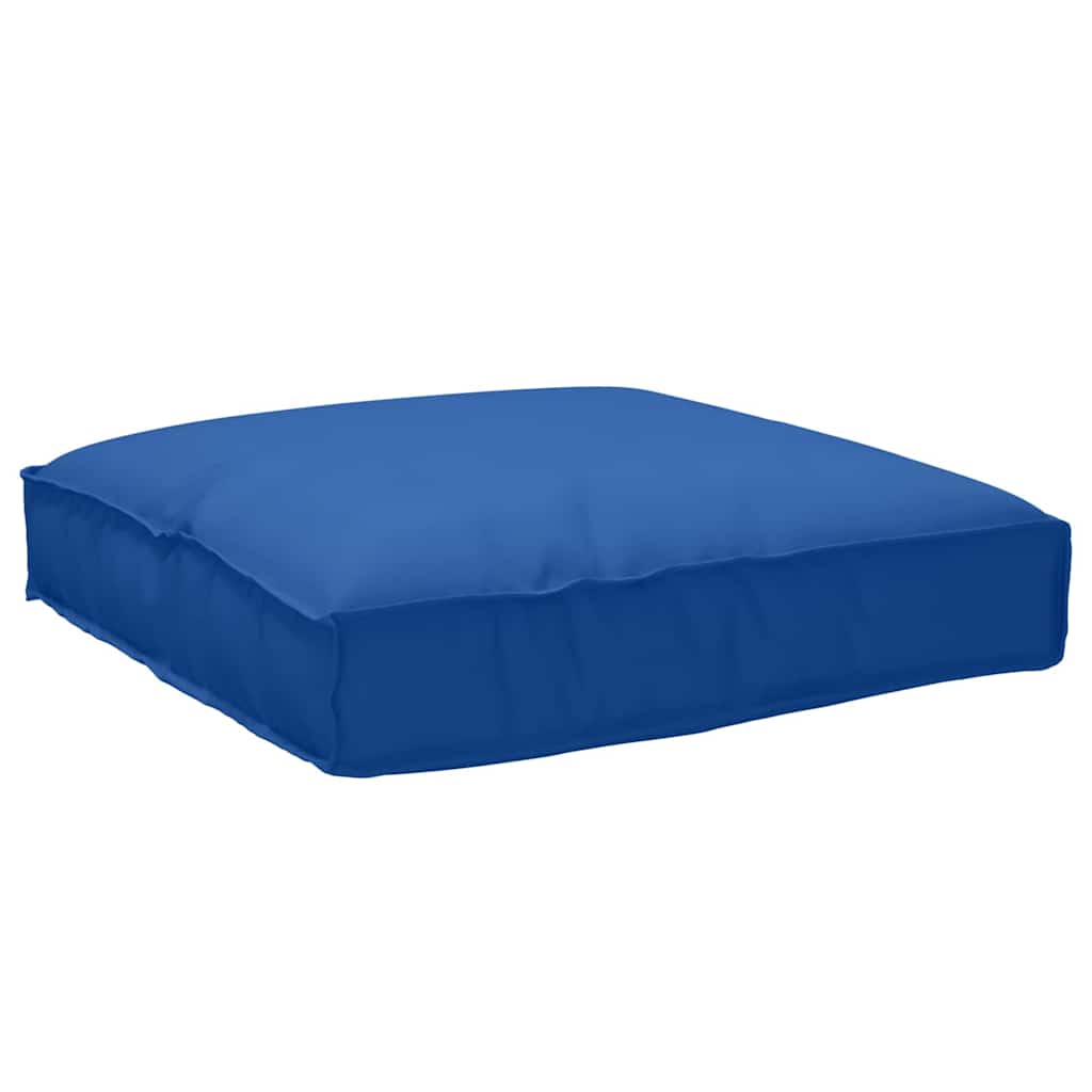Palletpude til sæde Kongelig blå 80x80x12 cm Oxford stof