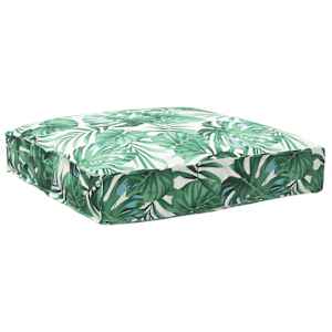 Polštář List Vzor listů 80 x 80 x 12 cm Oxford látka - obrázek 1