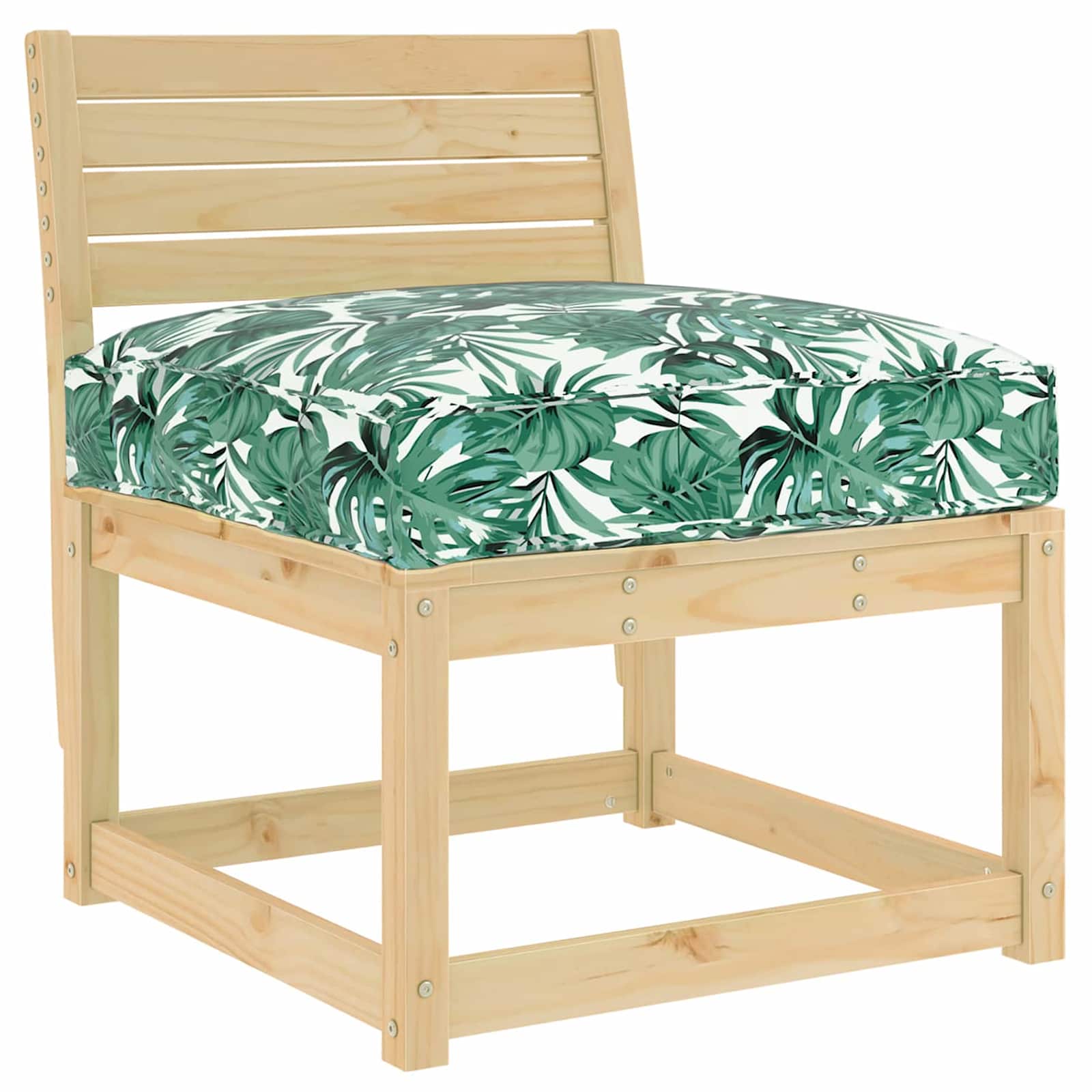 Padi Leht Lehe muster 80 x 80 x 12 cm Oxfordi kangas 2 Kõik vajalik sinu aeda ja koju! Padi Leht Lehe muster 80 x 80 x 12 cm Oxfordi kangas - Image 2