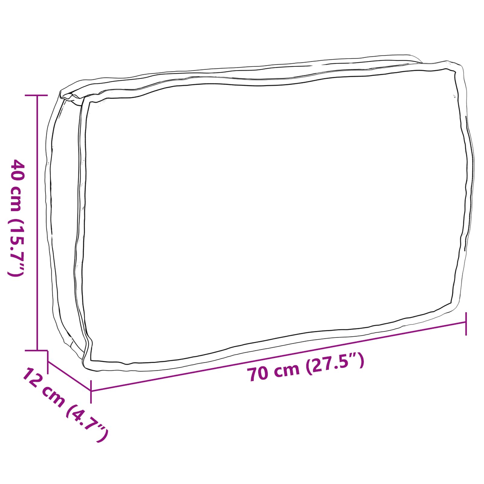 Kaubaaluse seljatoepadi Lilled Lehemuster 70 x 40 x 12 cm 8 Kõik vajalik sinu aeda ja koju! Kaubaaluse seljatoepadi Lilled Lehemuster 70 x 40 x 12 cm - Image 8