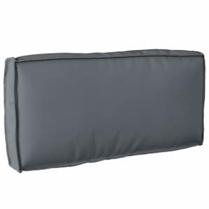 Polštář Antracit 80 x 40 x 12 cm Oxford látka - obrázek 1