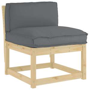 Polštář Antracit 80 x 40 x 12 cm Oxford látka - obrázek 2