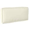vidaXL Padi Oxfordi kangas Kreemjas 80 x 40 x 12 cm