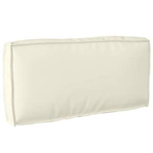 vidaXL Padi Oxfordi kangas Kreemjas 80 x 40 x 12 cm