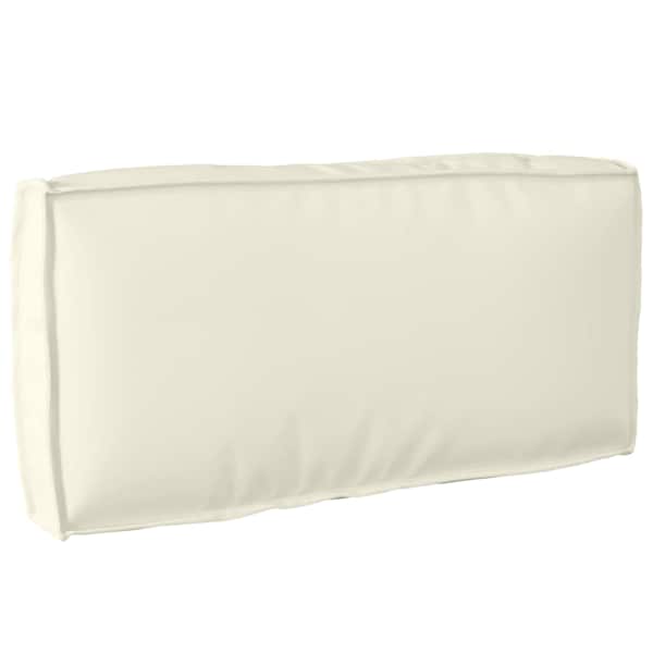 vidaXL Padi Oxfordi kangas Kreemjas 80 x 40 x 12 cm