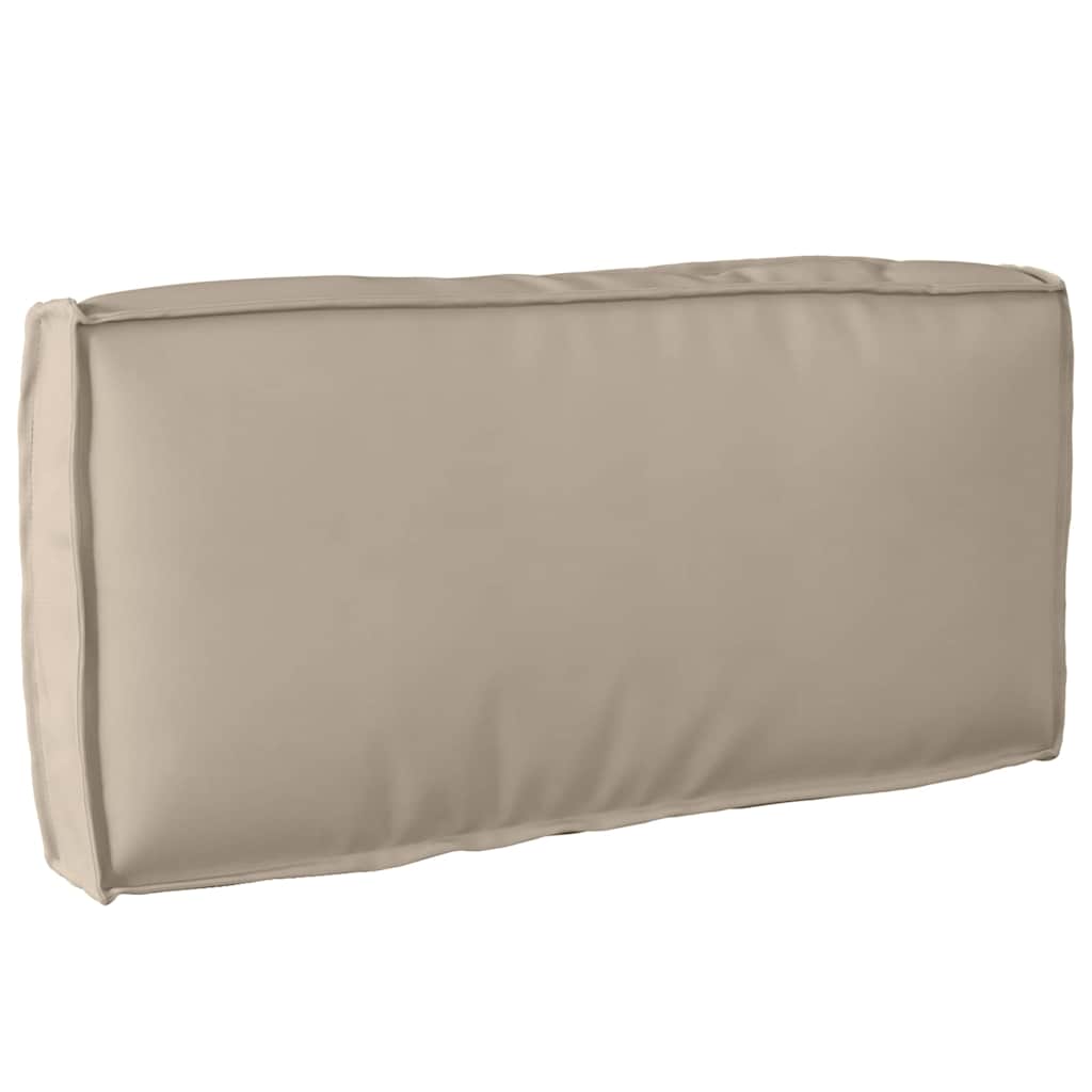 Pallepude til ryggen Taupe 80x40x12 cm Oxford stof