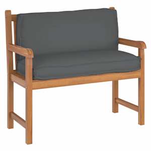 Polštář Antracit 120 x 40 x 12 cm Oxford látka - obrázek 2