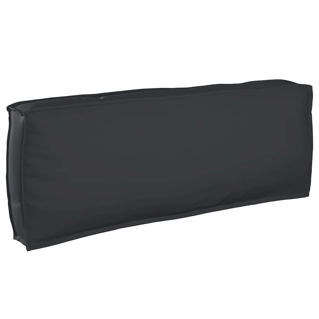 vidaXL Palettenkissen für Rückenlehne Schwarz 120 x 40 x 12 cm