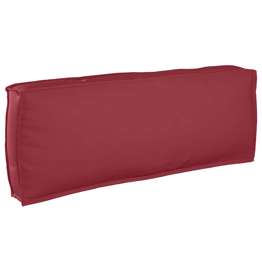 Pallet Pude til Rygstøtte Bordeaux 120x40x12 cm Oxford Stof